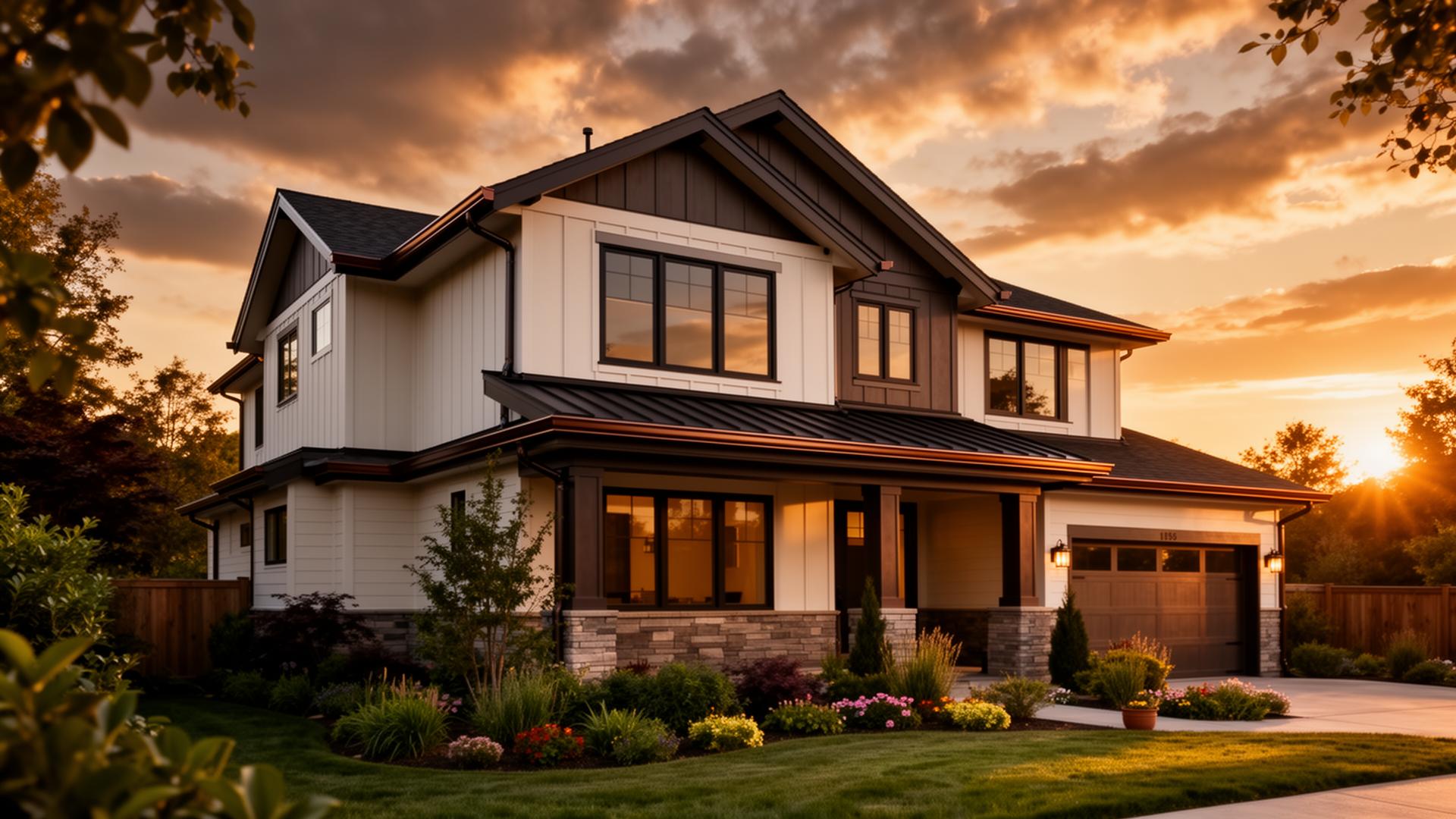 Premium home with new gutters